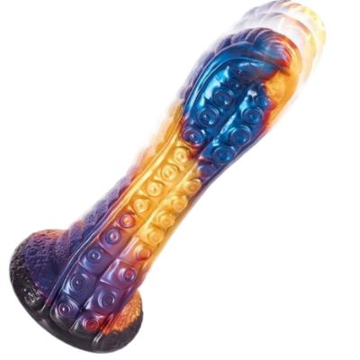 Alien Tentacle Dildo With Vibration 9.05 Inch